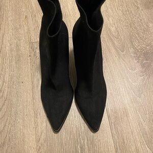 Steve Madden Black Heeled Boots size 9